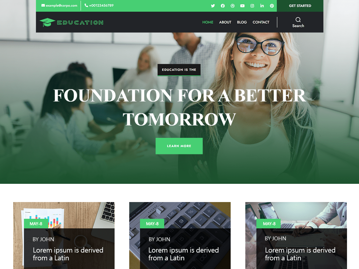 Avantex Education WordPress 主题