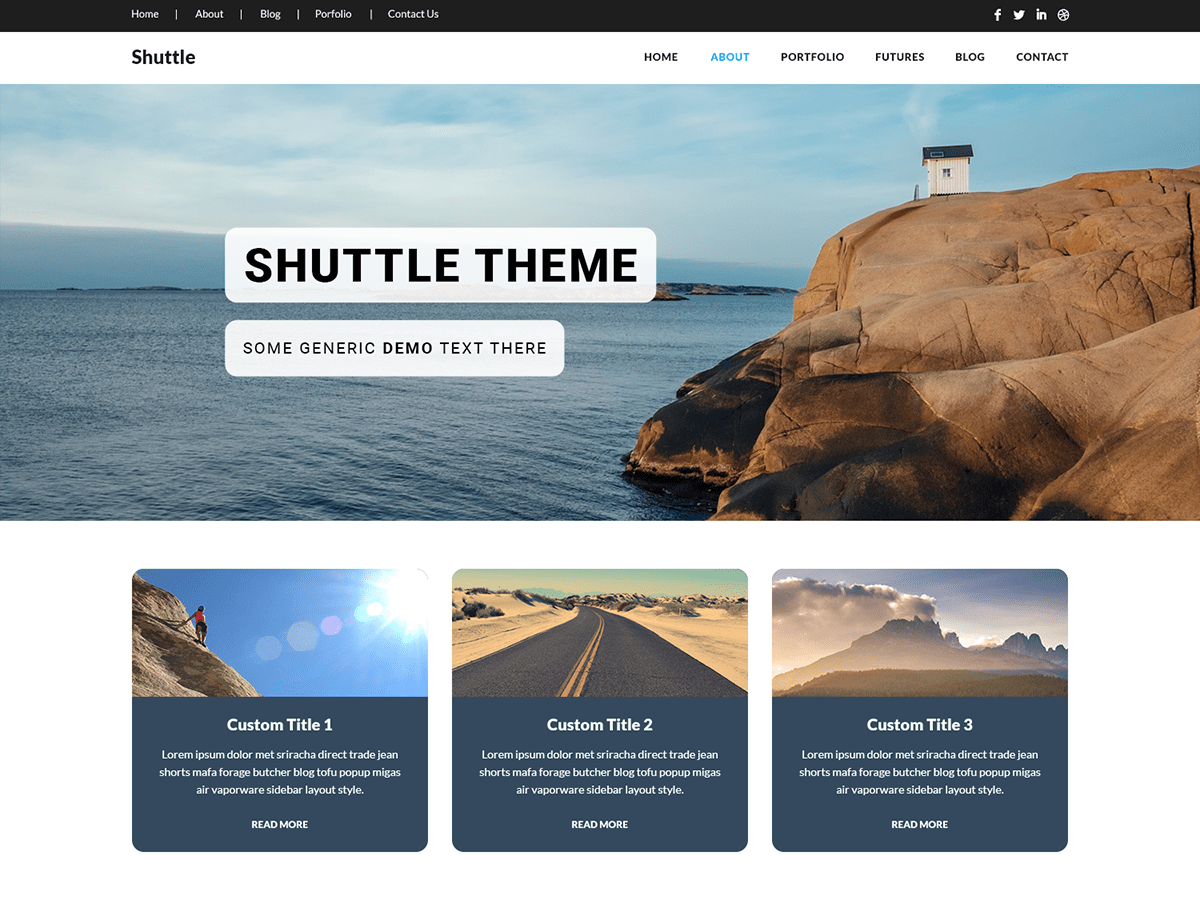 Shuttle Vlog WordPress 主题