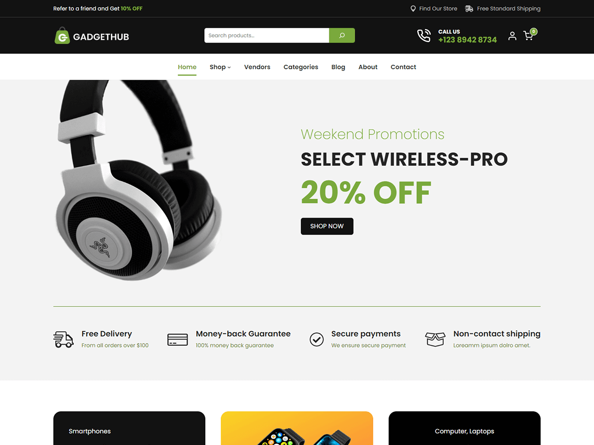 Gadgethub WordPress 主题