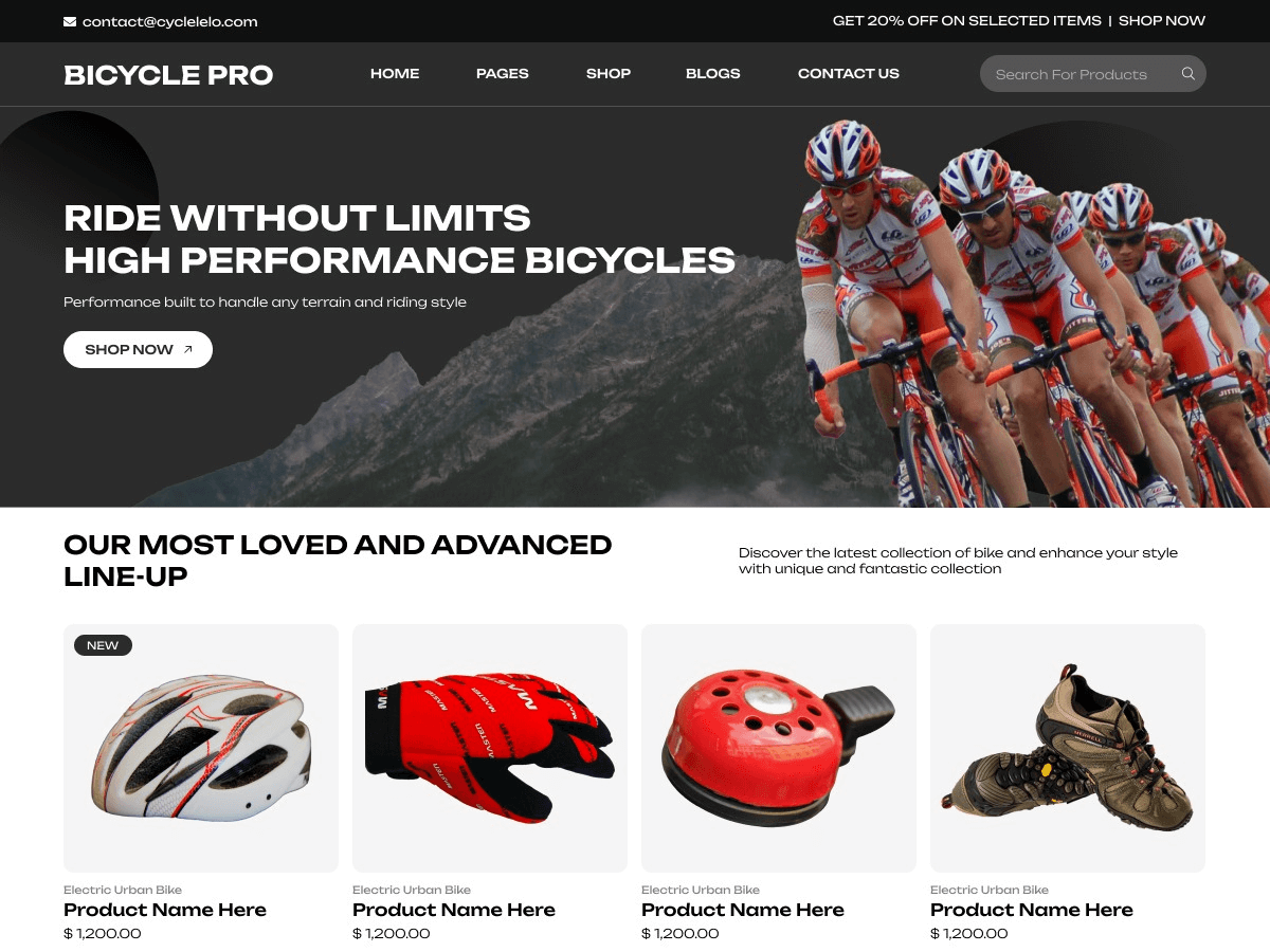 Bicycle Repair Shop WordPress 主题