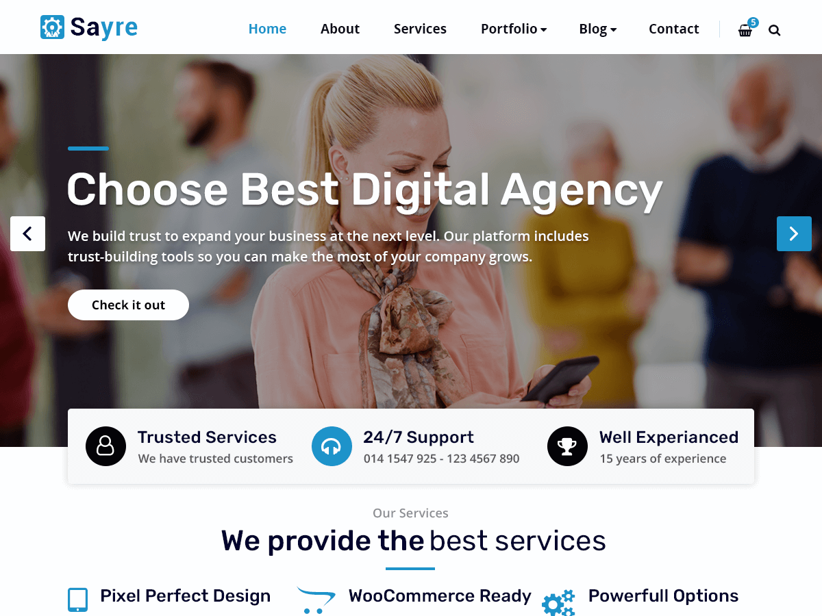 Sayre WordPress 主题