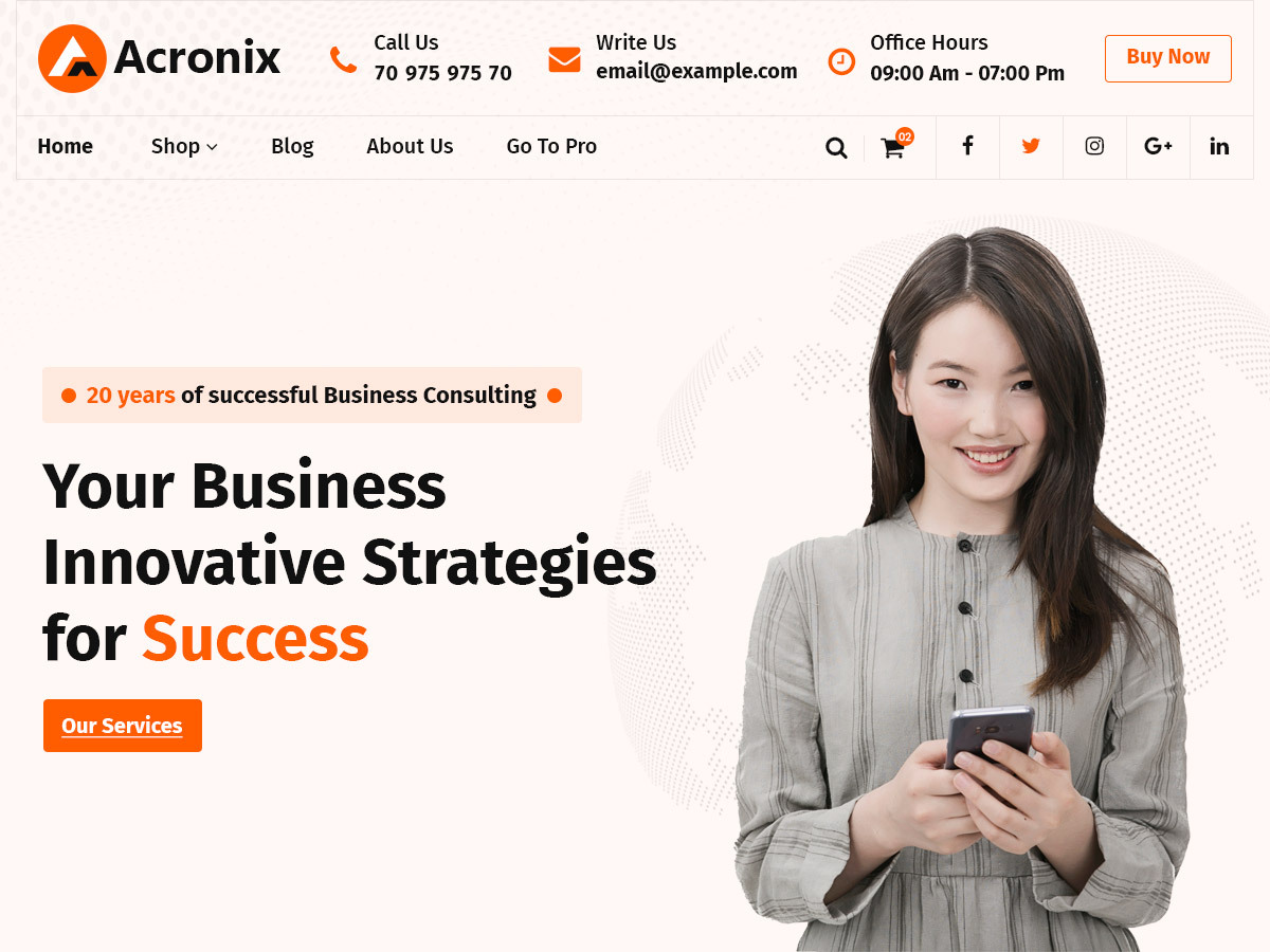 Acronix WordPress 主题
