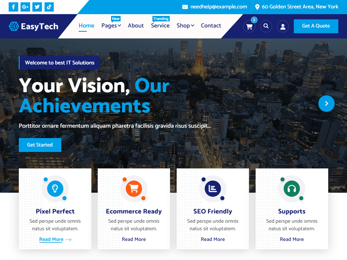 EasyTech WordPress 主题
