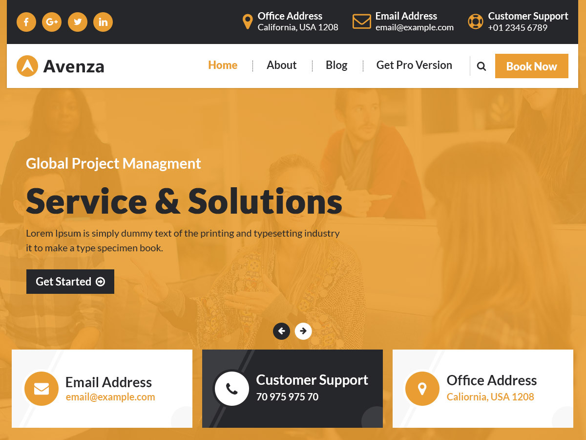 Avenza WordPress 主题