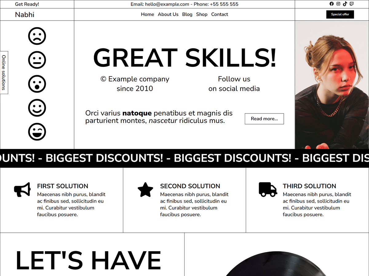 Nabhi WordPress 主题
