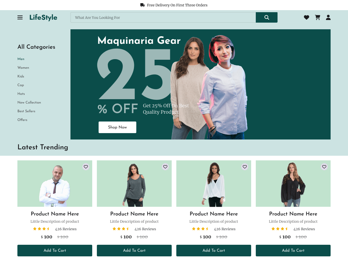 Lifestyle Store WordPress 主题