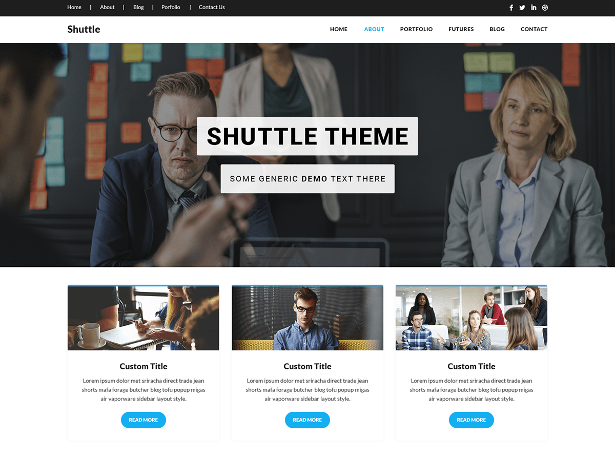 Shuttle All WordPress 主题
