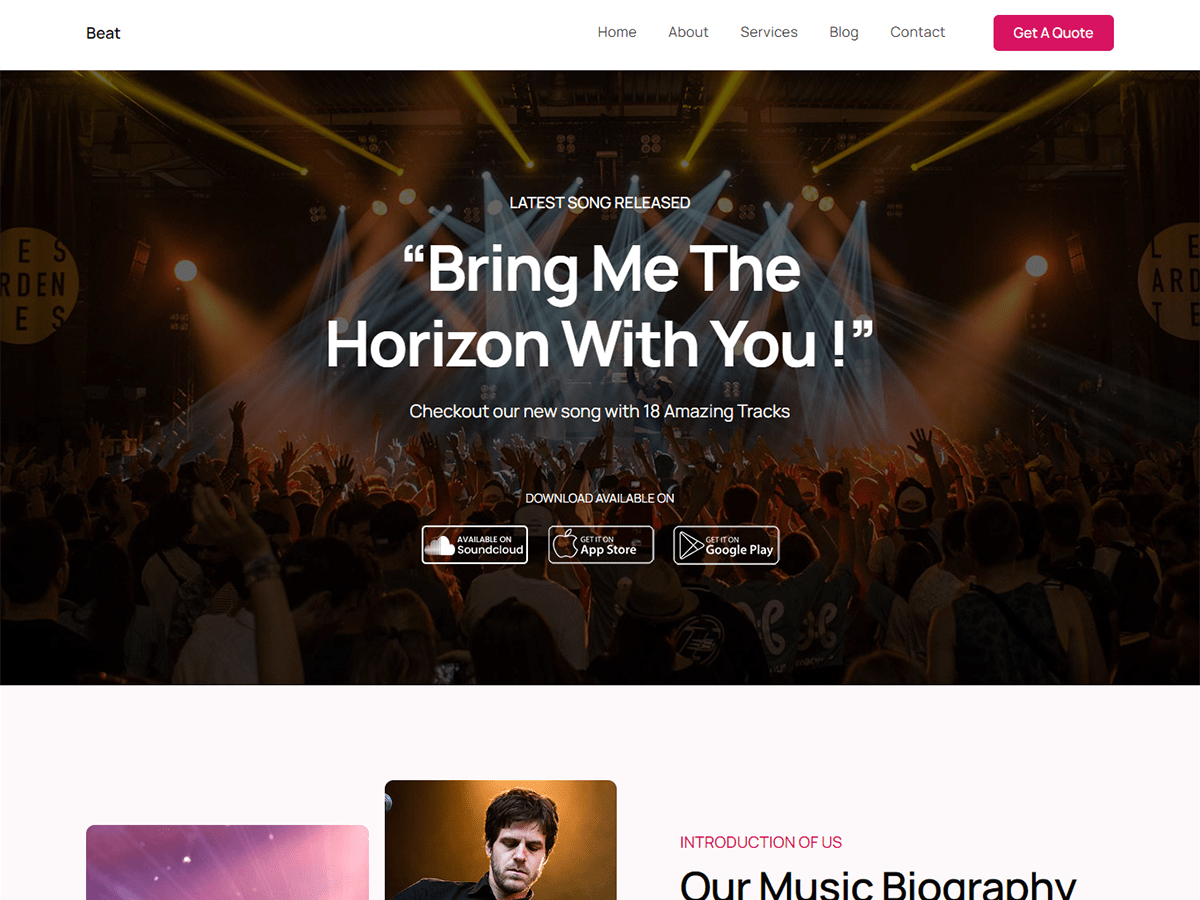 Kortez Beat WordPress 主题