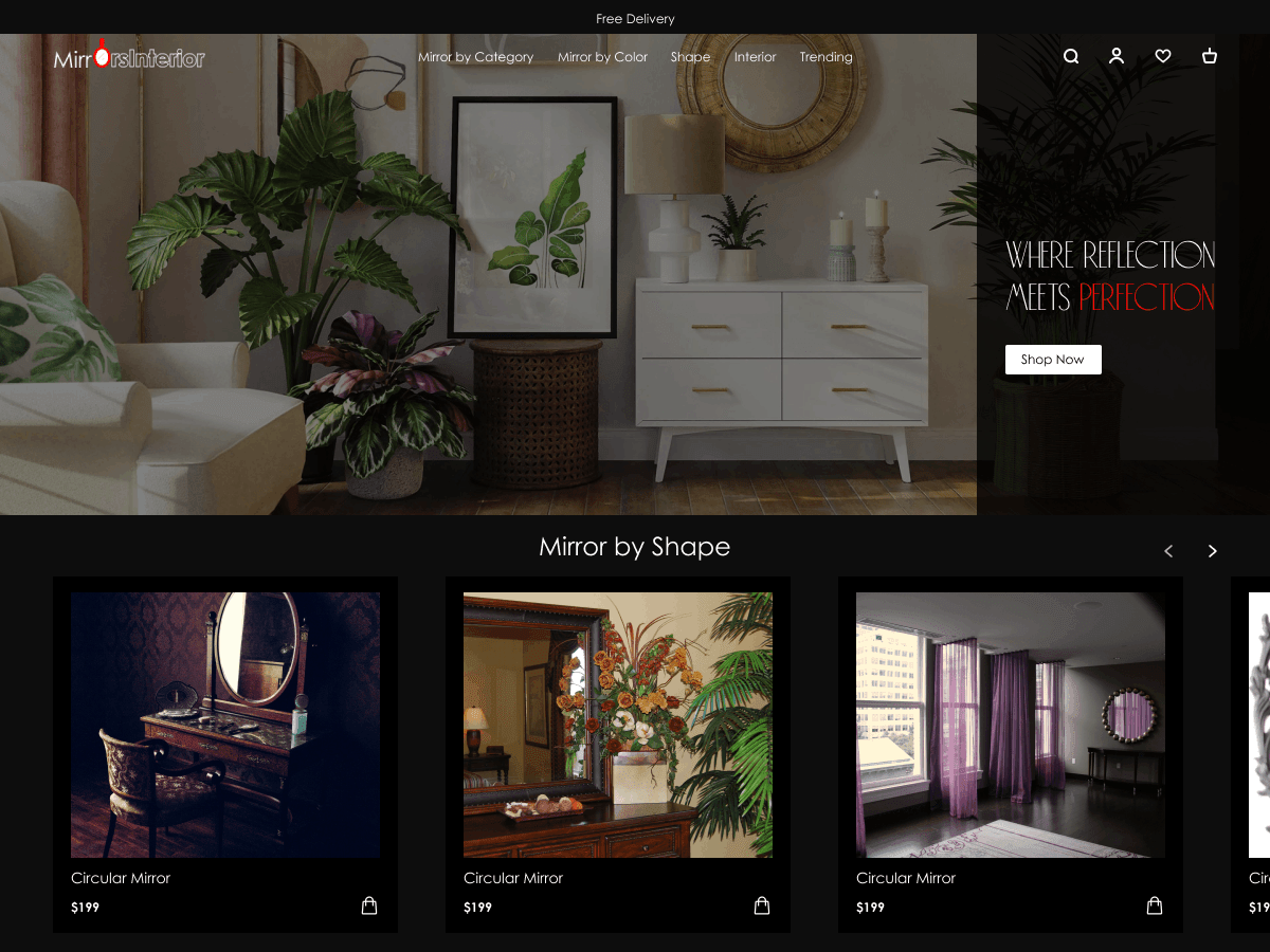 Mirrors Interior WordPress 主题