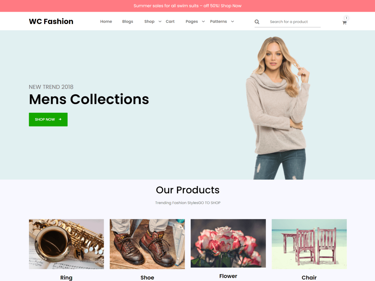 WC Fashion WordPress 主题