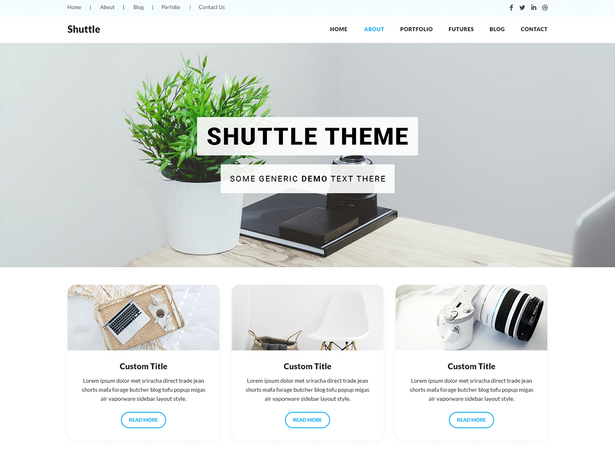 Shuttle Bright WordPress 主题