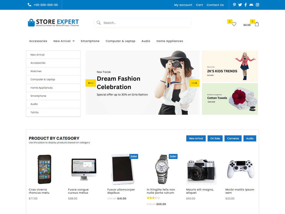 Store Expert WordPress 主题