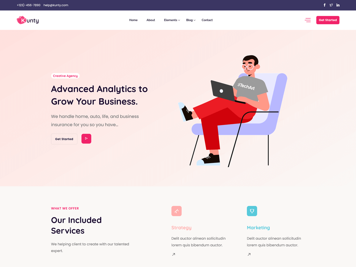 Kunty WordPress 主题