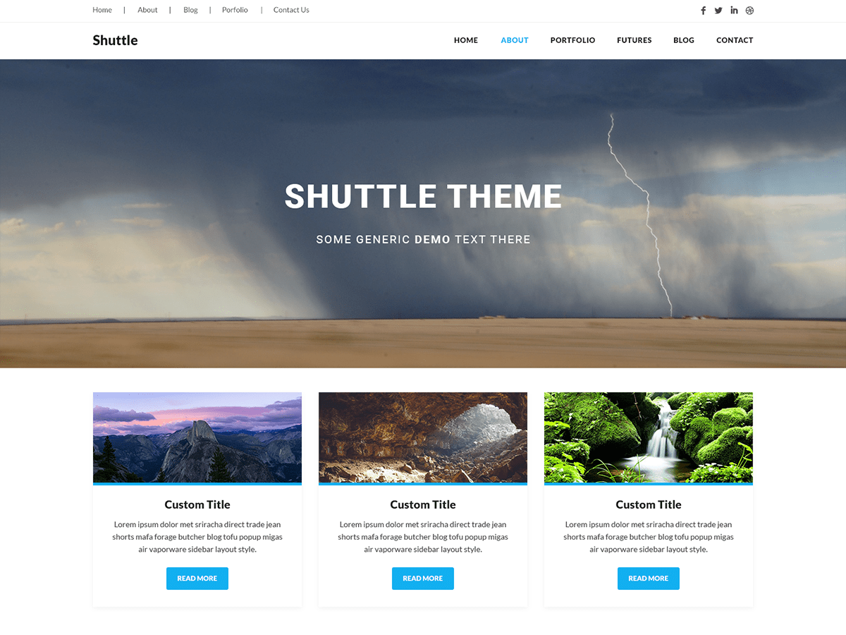 Shuttle eBoxed WordPress 主题
