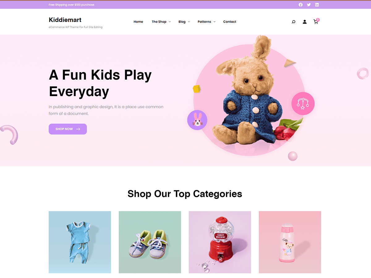 Kiddiemart Lite WordPress 主题