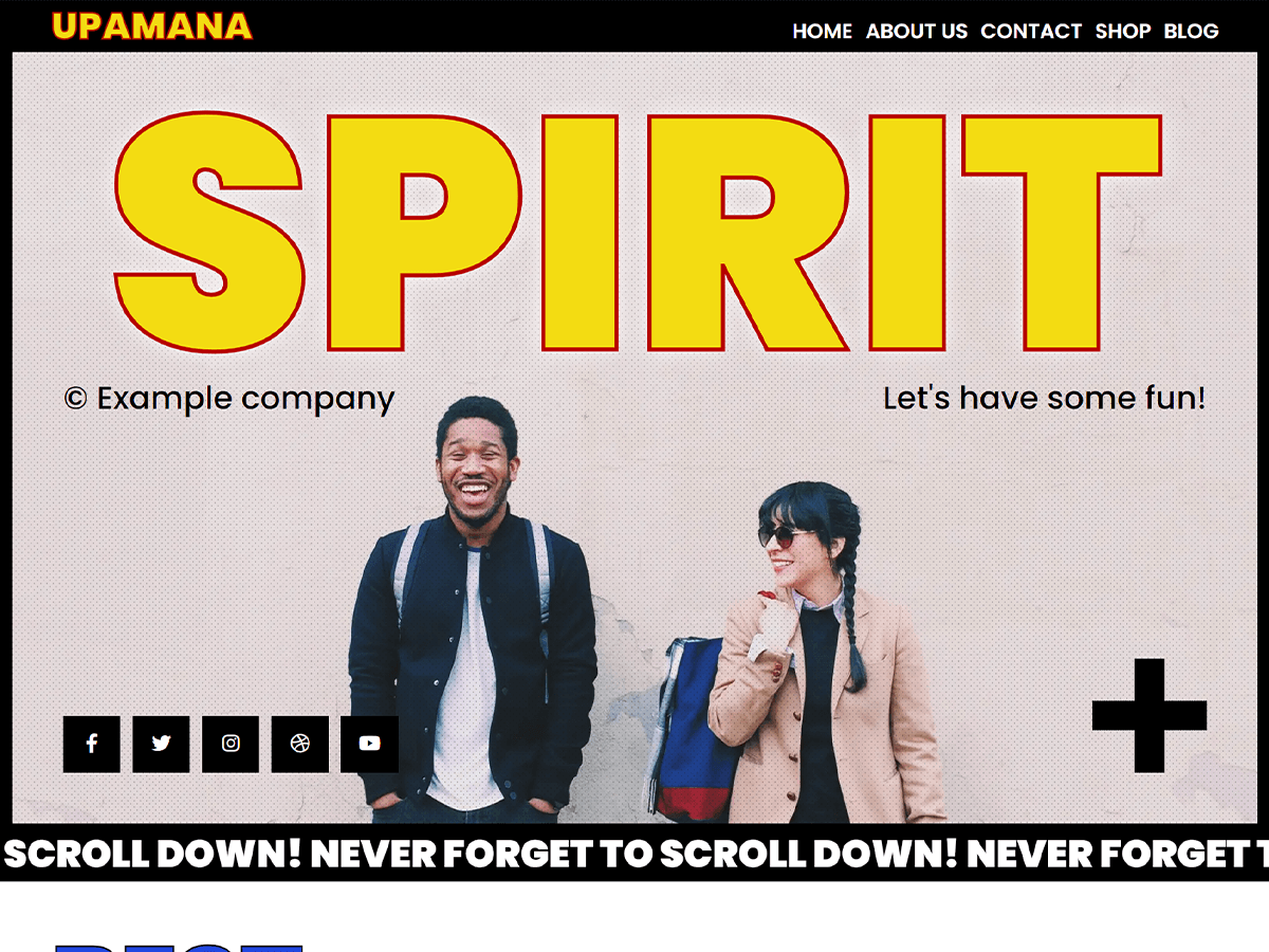 Upamana WordPress 主题