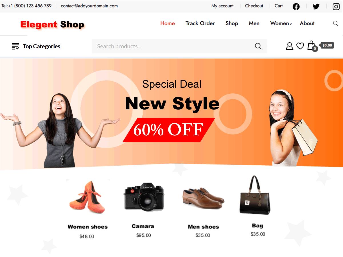 Elegant Shopping WordPress 主题
