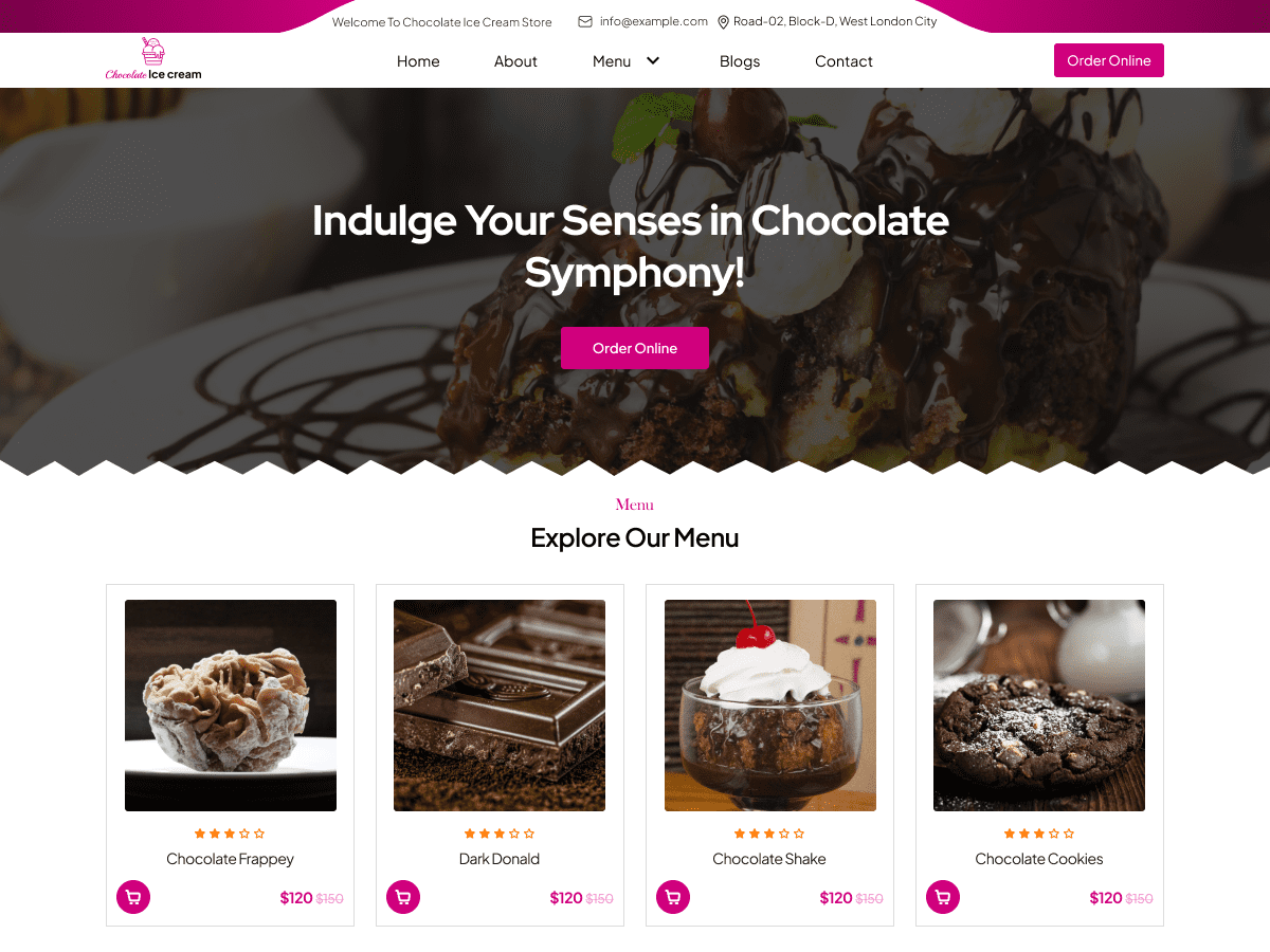 Chocolate Ice Cream WordPress 主题