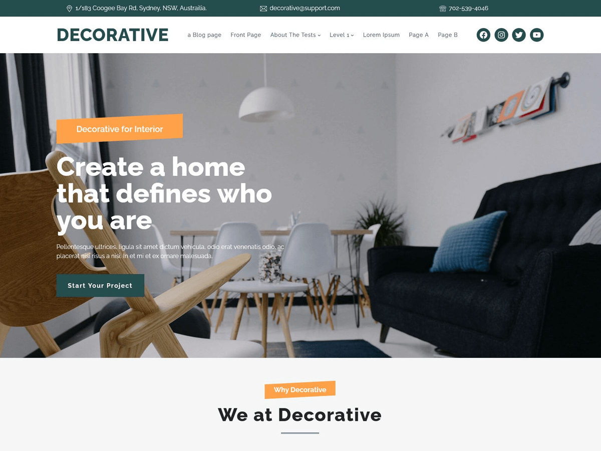 Decorative WordPress 主题
