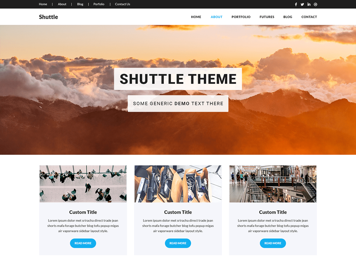 Shuttle iShop WordPress 主题