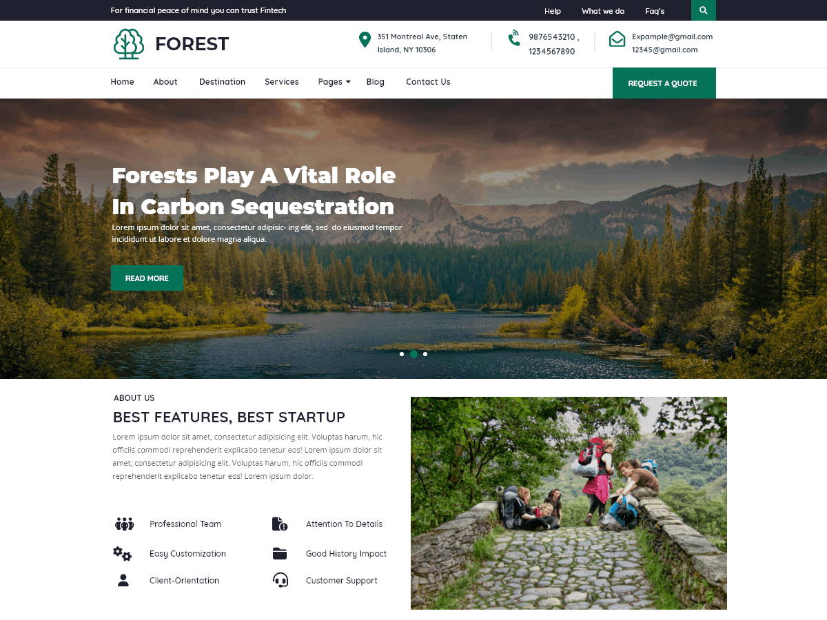 Forest Safari WordPress 主题