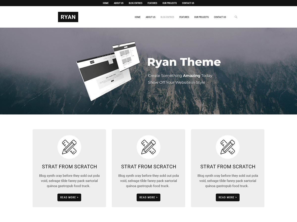 Ryan News WordPress 主题