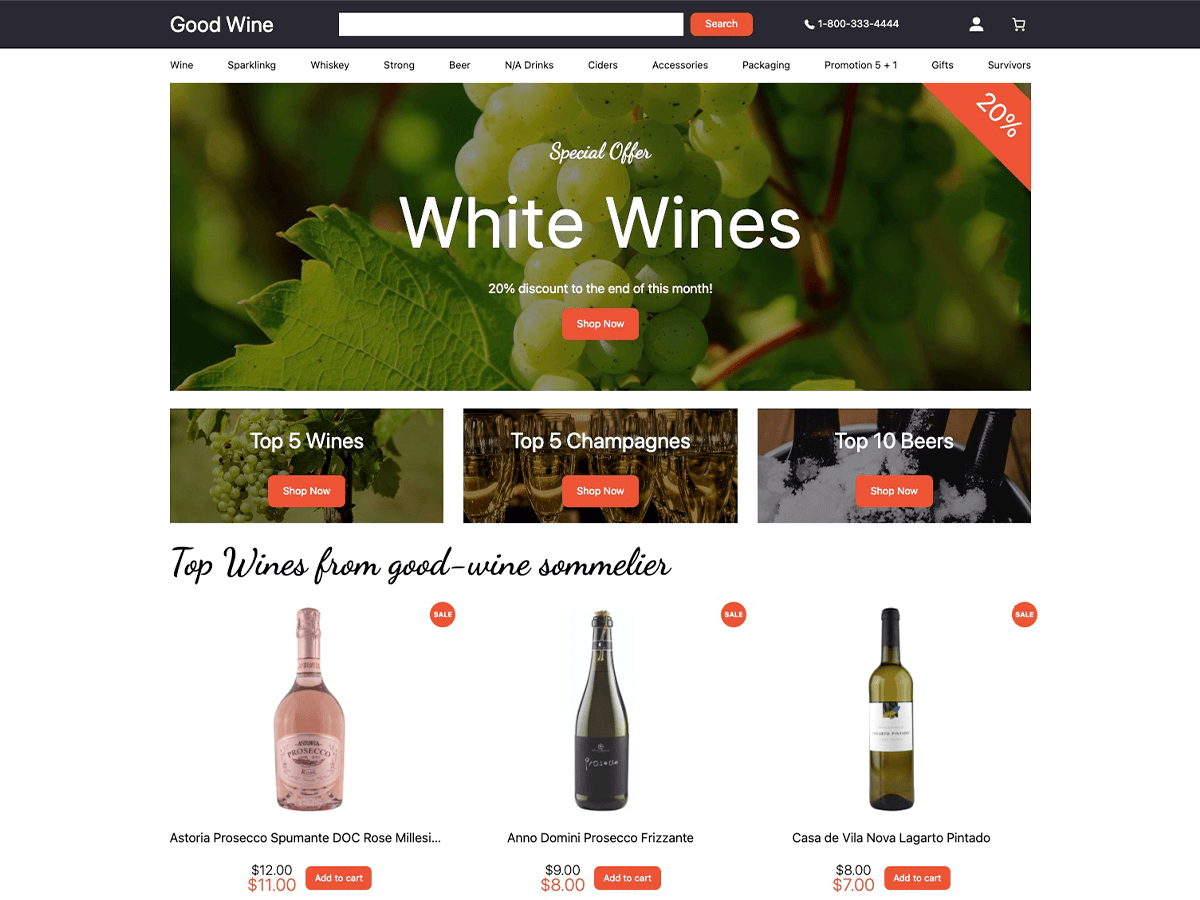 Good Wine WordPress 主题
