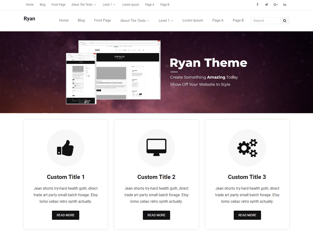 Ryan eBusiness WordPress 主题