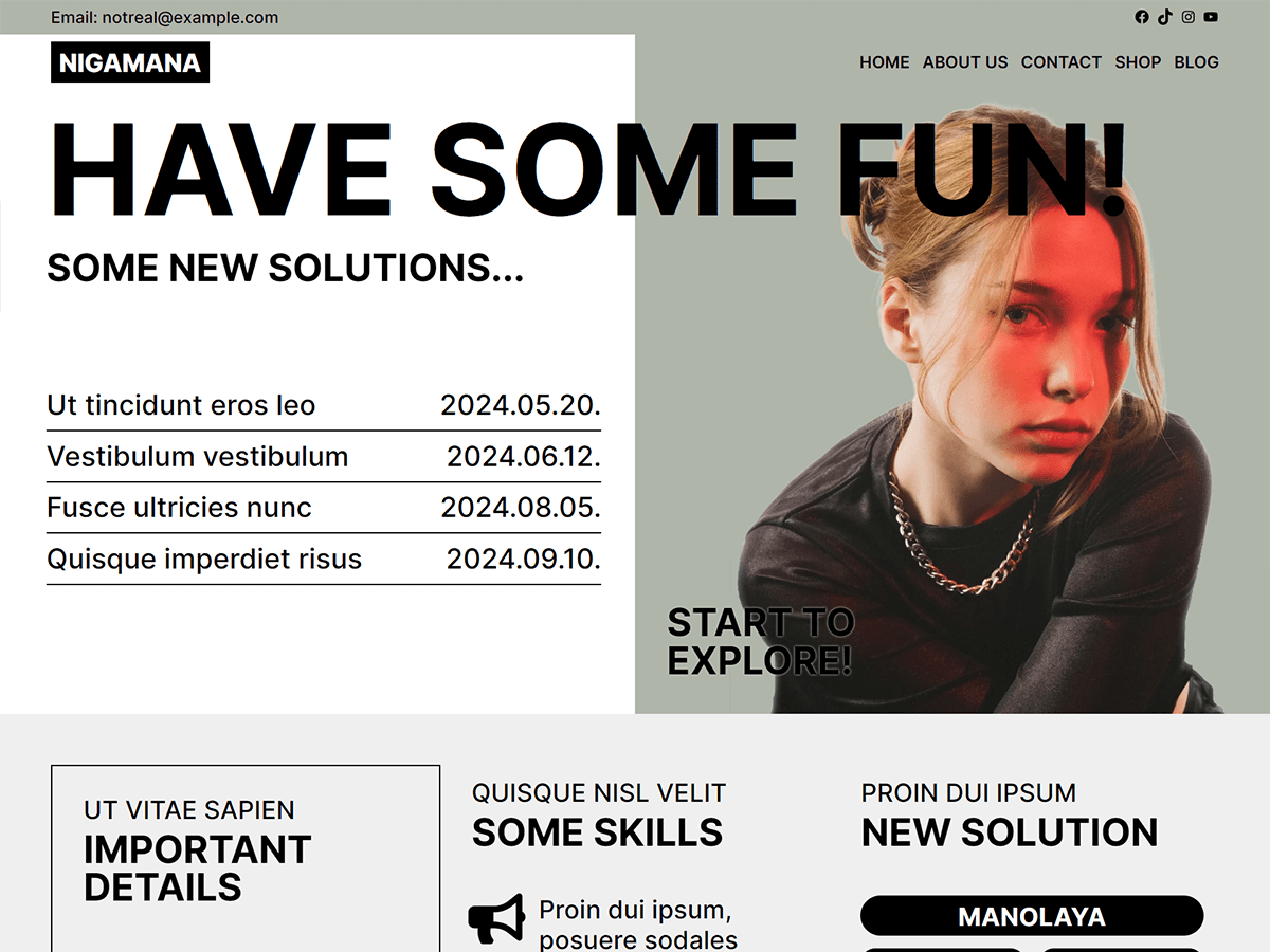 Nigamana WordPress 主题