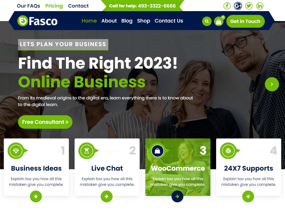 Fasco WordPress 主题
