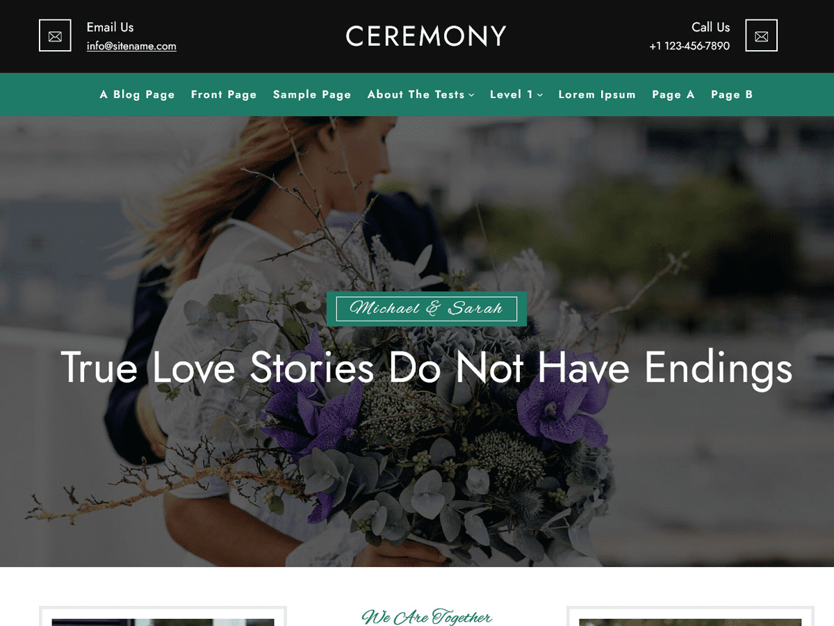 FSE ceremony WordPress 主题