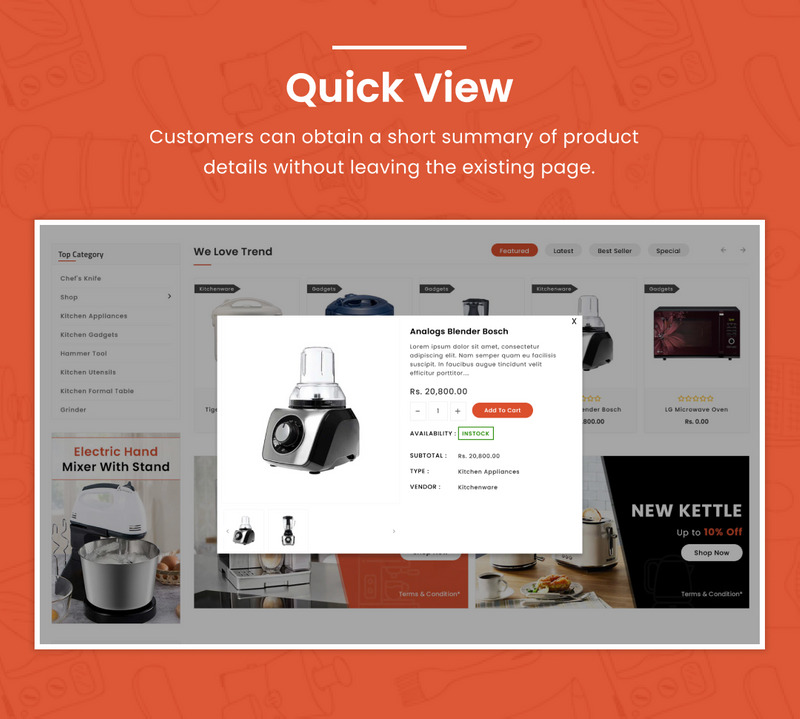 Kitcher - Mega Kitchen Super Store Shopify 2.0 高级主题