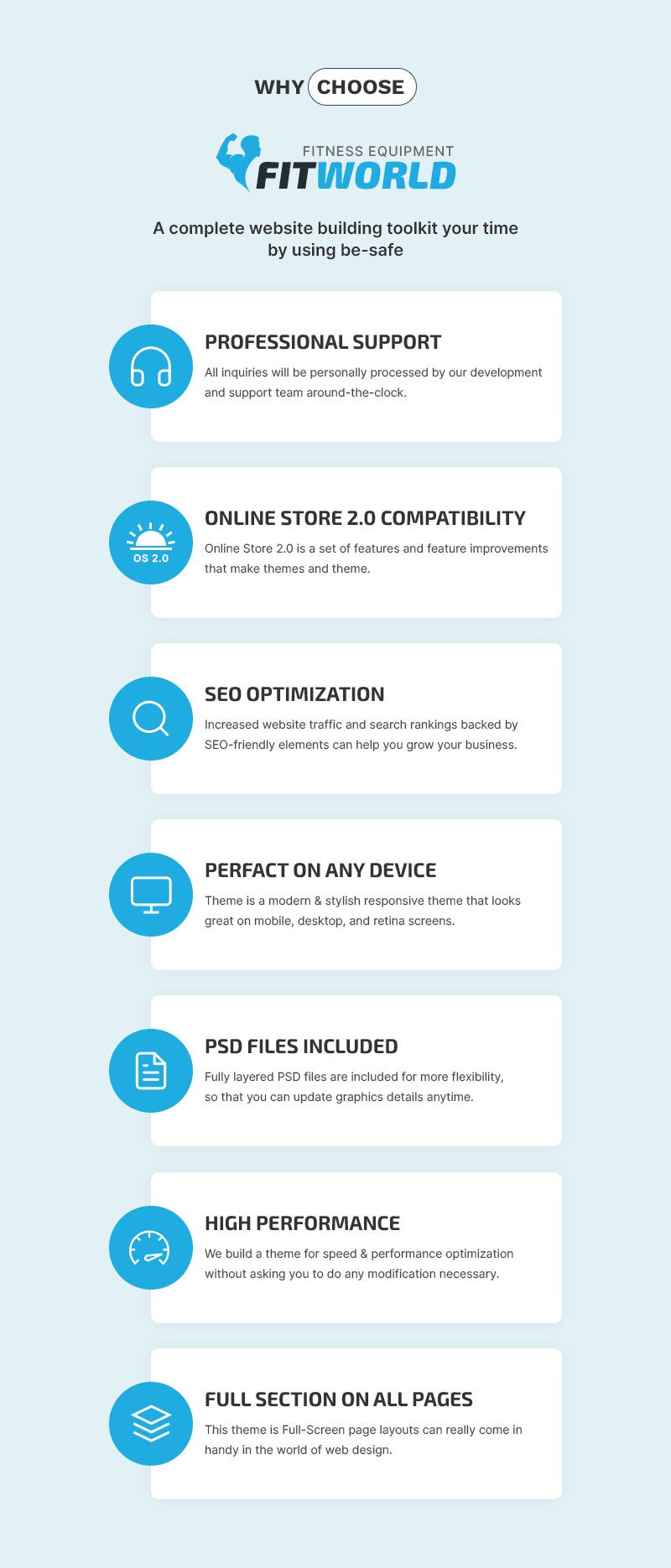 Fitworld - 健身房健身和万圣节时尚商店多用途 Shopify 2.0 响应式主题