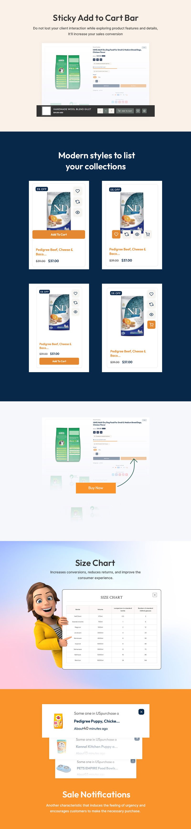 Petwoof - 宠物时尚和宠物食品大型商店多用途 Shopify 2.0 响应式主题
