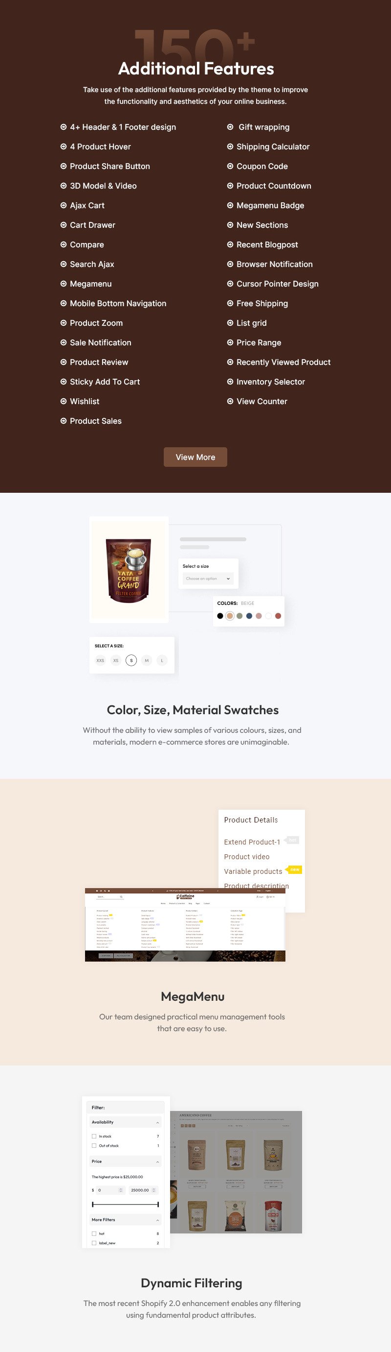 咖啡因 - 茶与咖啡咖啡厅多用途 Shopify 2.0 响应式主题 #417775