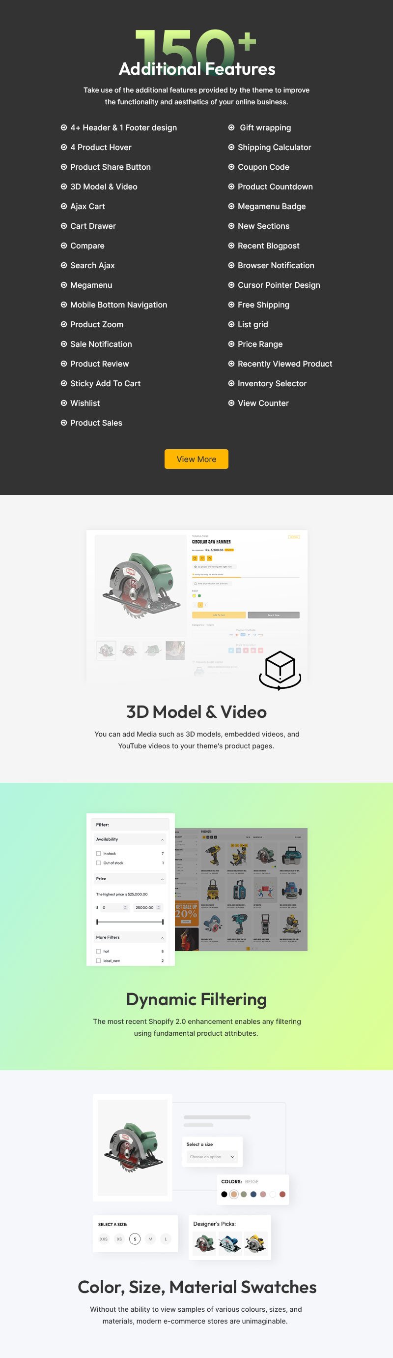 Toolzila - 车库工具和配件大型商店多用途 Shopify 2.0 响应式主题