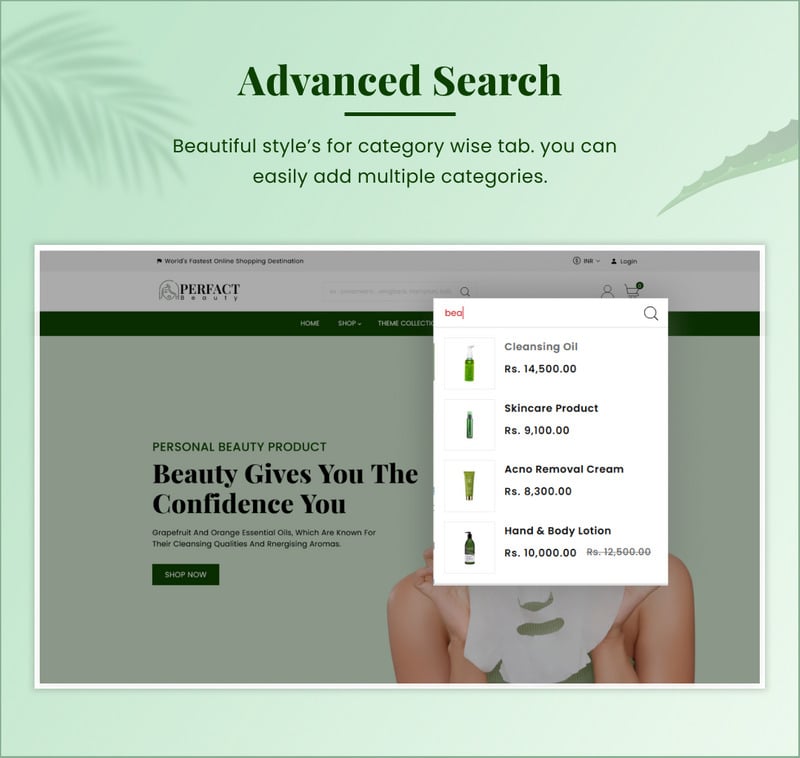 Perfect Beauty - Mega Beauty Shopify 2.0 高级响应主题