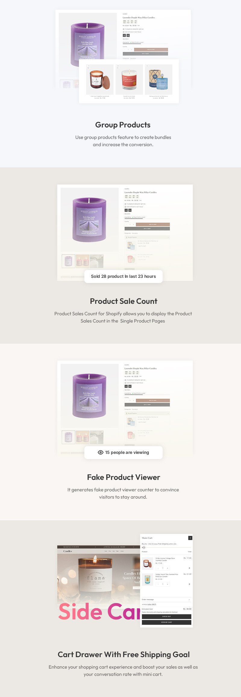 蜡烛 - 手工蜡烛店多用途 Shopify 2.0 响应式主题 #417447