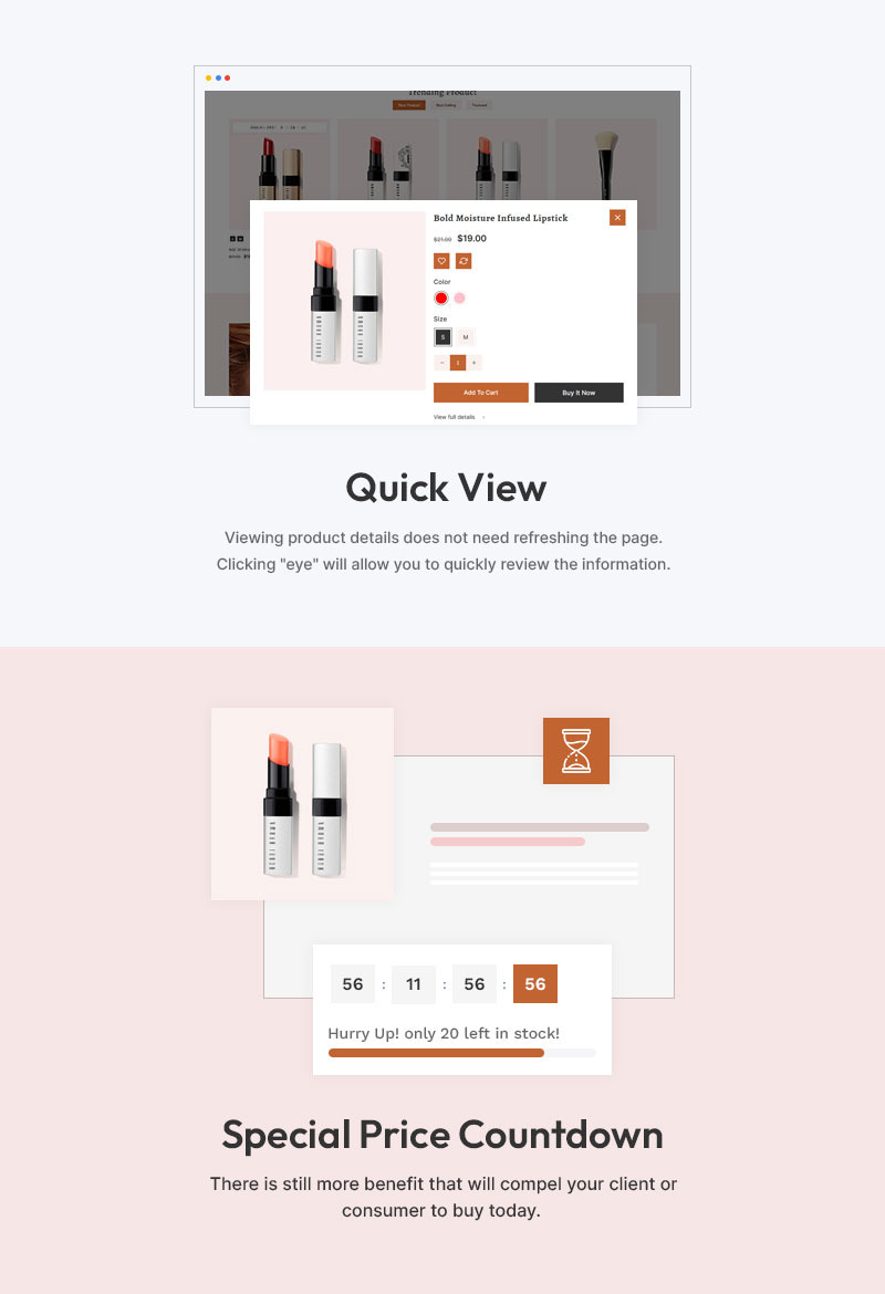 Glowglam - 美容、化妆品和护肤品商店多用途 Shopify 2.0 响应式主题