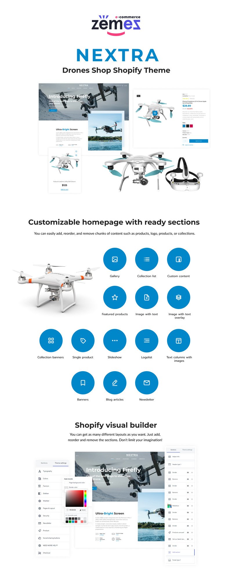 Nextra - 单品电子商务 Shopify 主题，电子商店 #207325