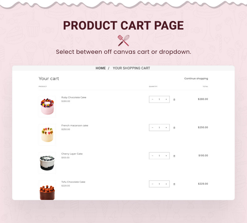 Cake Zilla - Mega Cake Shopify 2.0 Clean 响应式主题