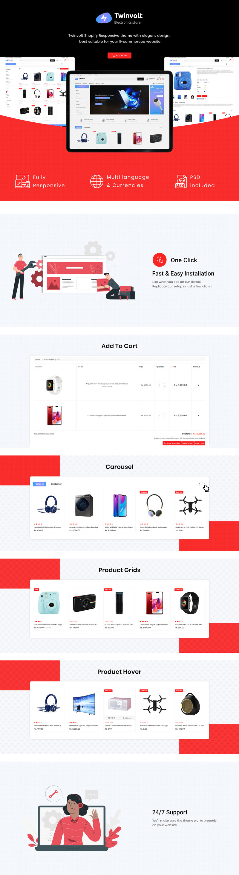 0nEQMy-U8CVgGGC2V8Kz Twinvolt - 电子 Shopify 主题 #86112