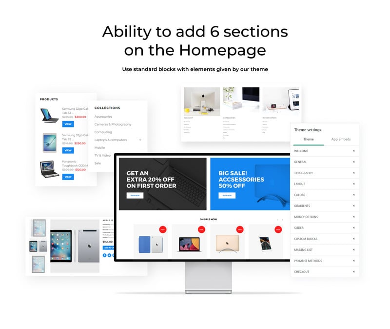 Laptopshop 电子商务 Shopify 主题 #73466