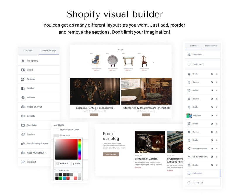 Apparelix Antique Store 主题 Shopify 响应模板