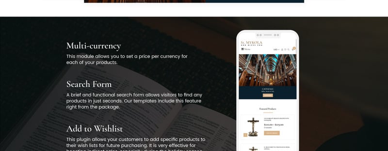 圣米科拉-天主教商店Shopify主题 #67677