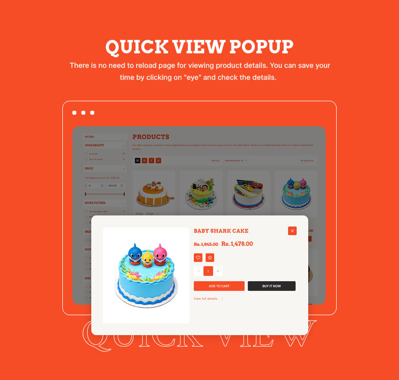 Cakeify-蛋糕烘焙和巧克力糖果店多用途 Shopify 2.0 响应式主题