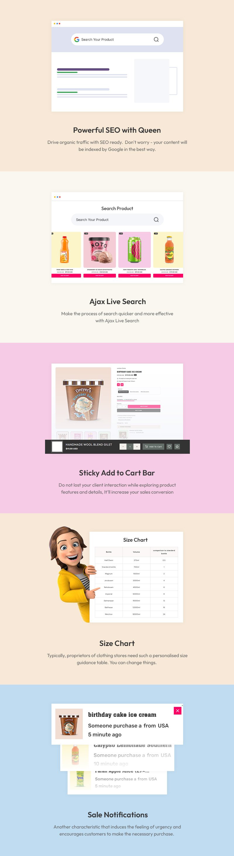 Sundaze - 夏季果汁和奶昔商店多用途 Shopify 2.0 响应式主题