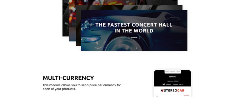 Stereocar-高效汽车零配件在线Shopify主题 #67697