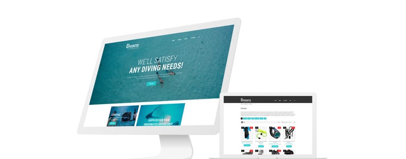 Diventis-潜水设备在线商店Shopify主题 #69556
