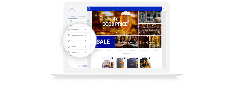 BR Drink-原始酒精在线商店Shopify主题 #70804